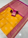 Goldy By Aab Soft Lich Silk Jacquard Designer Sarees Exporters In India
